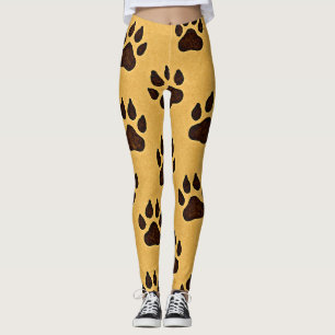 Gepardenpfotenabdruck leggings