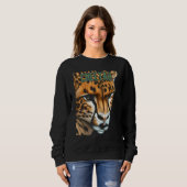 Gepardenporträt Gepard Sweatshirt (Vorne ganz)