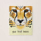 Gepardhauptnahaufnahmeillustration Puzzle (Vertikal)