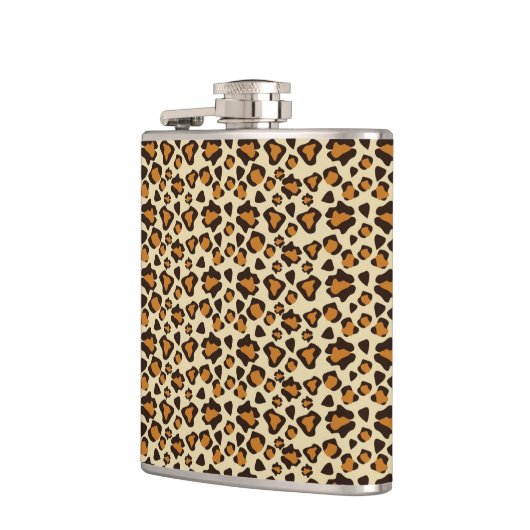 Gepardhautmuster Flachmann (Links)