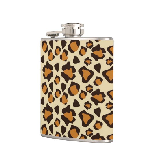 Gepardhautmuster Flachmann (Links)