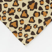 Gepardhautmuster Fleecedecke (Ecke)
