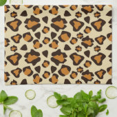 Gepardhautmuster Geschirrtuch (Gefaltet)