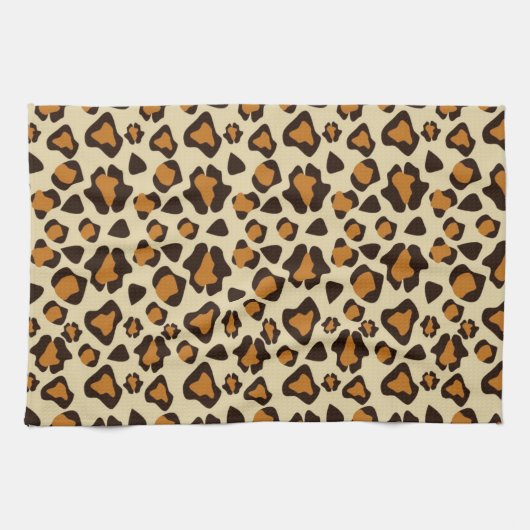 Gepardhautmuster Geschirrtuch (Horizontal)