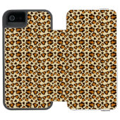 Gepardhautmuster Incipio iPhone Geldbeutel-Hülle (Folio Geöffnet)
