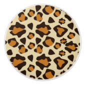 Gepardhautmuster Keramikknauf (Vorderseite)
