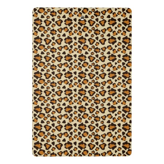Gepardhautmuster Mini Klemmbrett (Rückseite)
