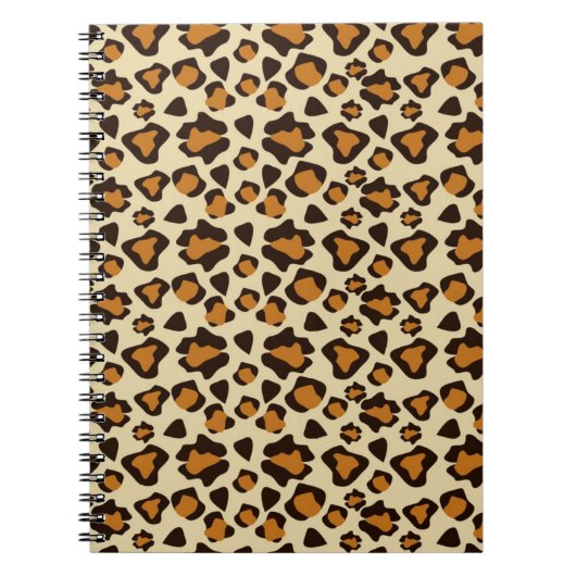 Gepardhautmuster Notizblock (Vorderseite)