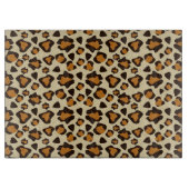 Gepardhautmuster Schneidebrett (Vorderseite)