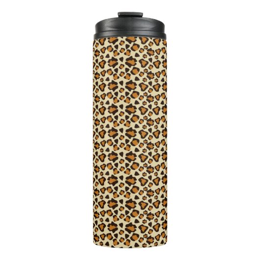 Gepardhautmuster Thermosbecher (Vorderseite)