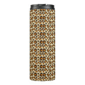 Gepardhautmuster Thermosbecher (Rückseite)
