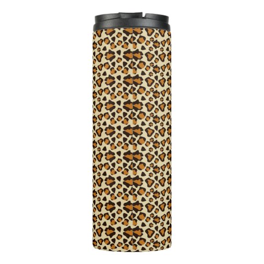 Gepardhautmuster Thermosbecher (Rückseite)