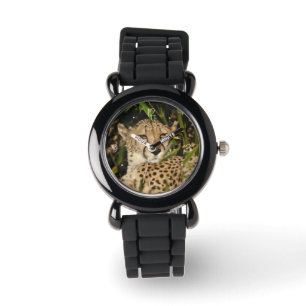 Gepardphotographie Armbanduhr