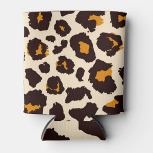 Geparkhaut, Tierdrucktextur. Dosenkühler