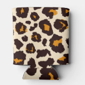 Geparkhaut, Tierdrucktextur. Dosenkühler (Rückseite)