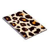 Geparkhaut, Tierdrucktextur. Notizblock (Rechte Seite)