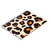 Geparkhaut, Tierdrucktextur. Notizblock (Linke Seite)