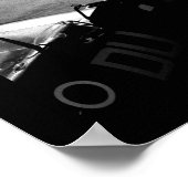 Geparkte Spitfire Poster (Ecke)