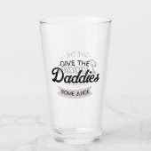 Gepasster Text verleiht dem Papa etwas Jubel Glas (Vorderseite)