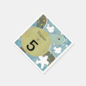 Gepasstes Meeresschildkrötenpapier Napkins Serviette (Ecke)