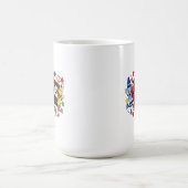 Gepatchte Schulbedarf Freunde Cartoon Kaffeetasse (Mittel)