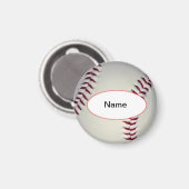 gepersonaliseerde baseball magnet (Vorderseite/Rückseite)