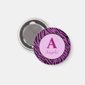 gepersonaliseerde magneet je naam magnet (Vorderseite/Rückseite)