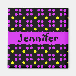 Gepersonaliseerde Stippen patroon Sleutelhanger Magnet