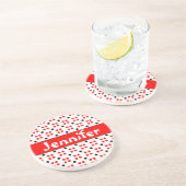 Gepersonaliseerde Stippen patroon Untersetzer (Seite)