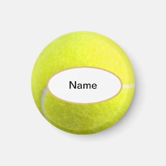 gepersonaliseerde tennis ball magnet (Vorne)