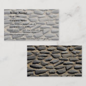 Gepflasterte Straße Visitenkarte (Vorne/Hinten)