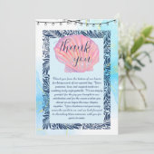 gepflegt dankeskarte (Stehend Vorderseite)