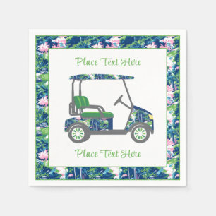 Gepflegter Golf-Druck-Golfwagen Serviette