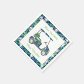 Gepflegter Golf-Druck-Golfwagen Serviette (Ecke)