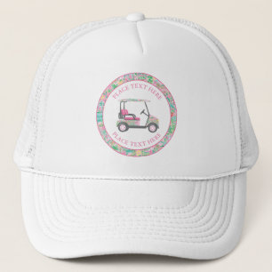 Gepflegter Palm Beach Golfwagen Truckerkappe