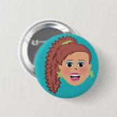 Geplagter Seitenpony Button (Vorne & Hinten)