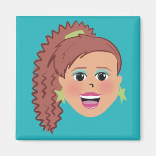 Geplagter Seitenpony Magnet