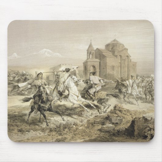 Geplänkel der Perser und der Kurden in Armenien, Mousepad (Vorne)