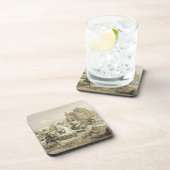 Geplänkel der Perser und der Kurden in Armenien, Untersetzer (Rechte Seite)