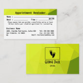 Geplant: Ihr bevorstehender Tierarzt Terminkarte (Vorne/Hinten)