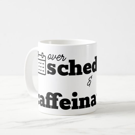 Geplant und unter koffeiniert kaffeetasse (Vorderseite Links)