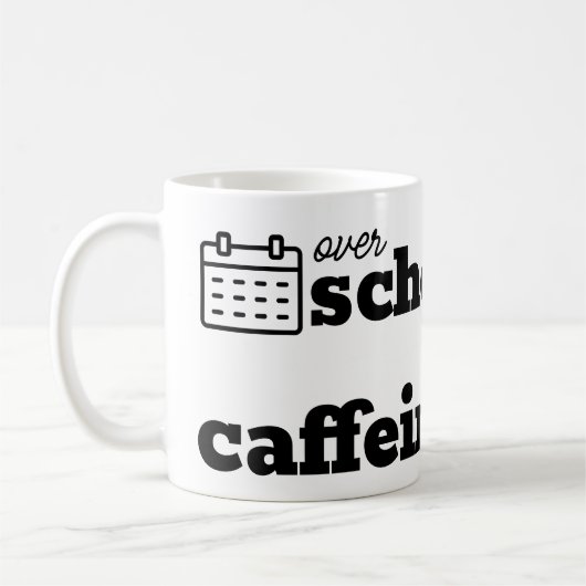 Geplant und unter koffeiniert kaffeetasse (Links)