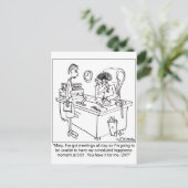 Geplante Glücksminute Postkarte (Stehend Vorderseite)