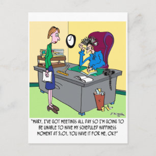 Geplante Glücksstermine Postkarte