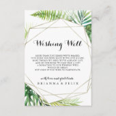 Geplante Hochzeit in Urlaubsort Begleitkarte (Vorderseite)