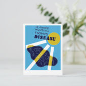 Geplante Housing Fights Disease Postkarte (Stehend Vorderseite)