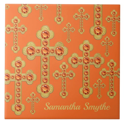 Geplante Kreuze mit 12 Imitaten - Fliese (Vorderseite)