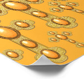 Geplante Kreuze mit 6 Imitaten Sardonyx - Poster (Ecke)