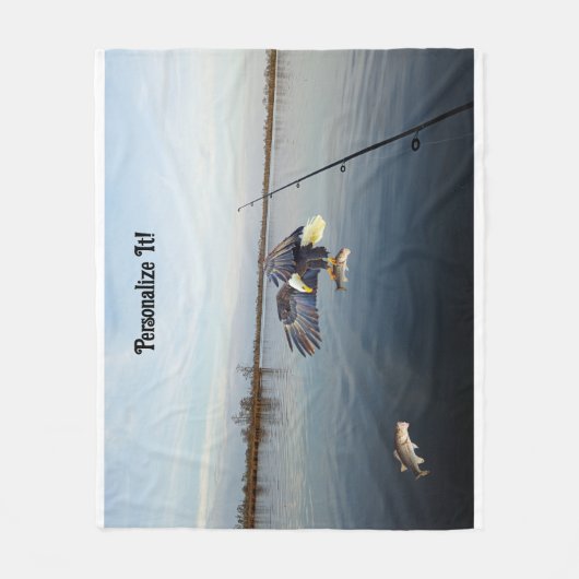 Geplanter, individualisierter Adlerstegel Fleecedecke (Vorderseite)