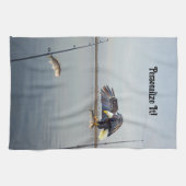 Geplanter, individualisierter Adlerstegel Geschirrtuch (Horizontal)